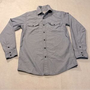 Men’s Carhartt Snap Button Down Shirt Size Medium